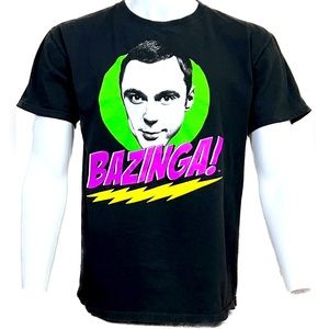 Sheldon Cooper Big Bang Theory Black T-shirt Size XXL